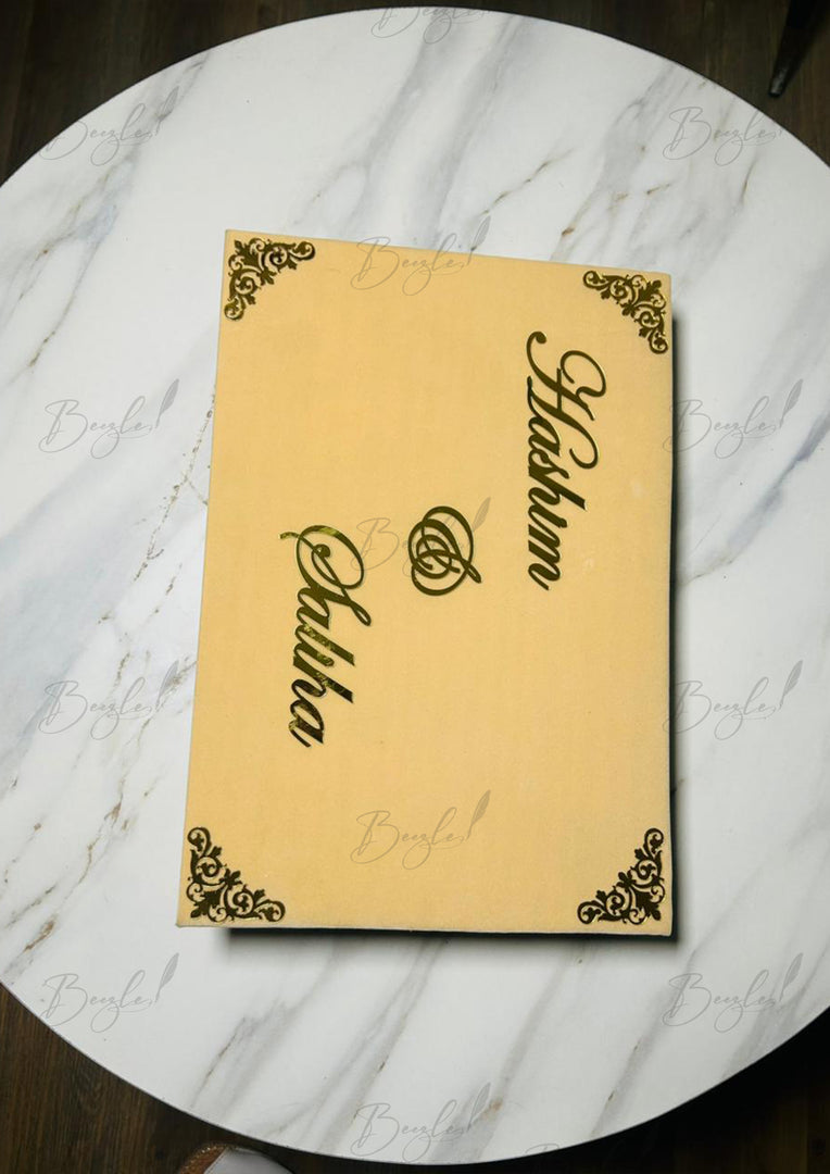 Gold Booklet Box | BOX-028