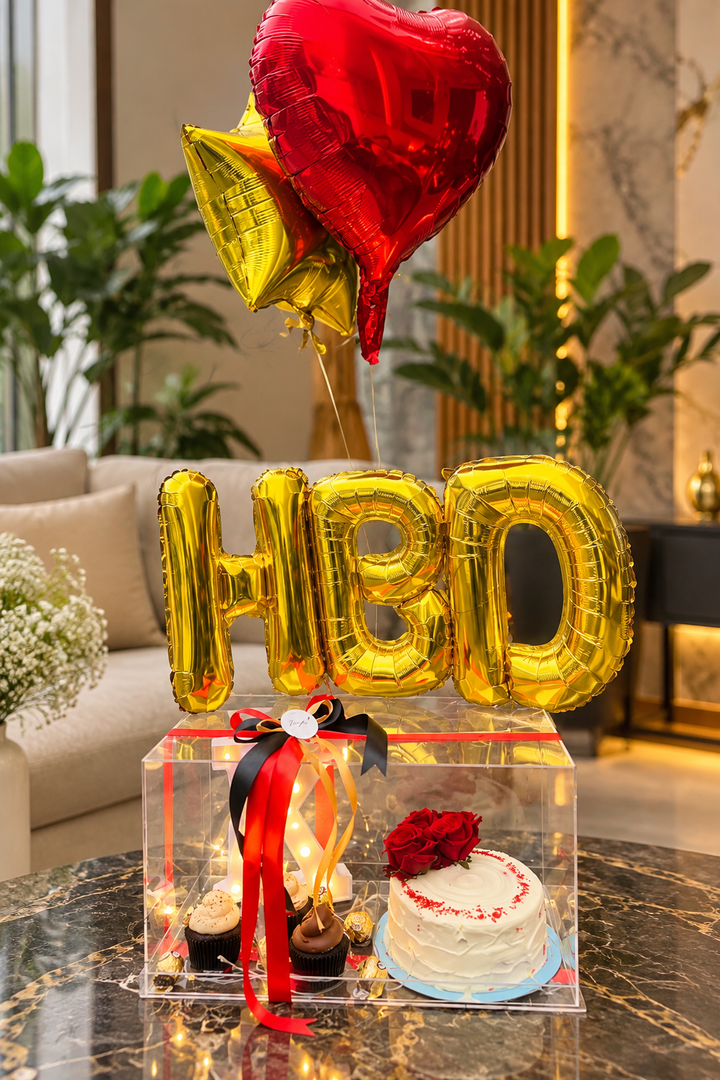 HBD Birthday Cake Gift Box | GDEL-045