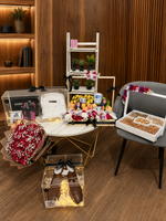 Load image into Gallery viewer, Gentleman’s Legacy luxury birthday gift for him with flowers fruits nuts shoes and gift boxes
