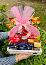Load image into Gallery viewer, Snack Gift Basket with Chips &amp; Drinks | GB-170