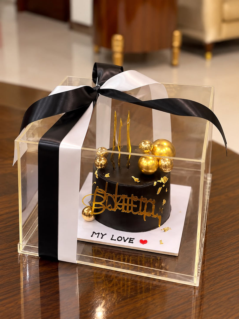 Midnight Gold Cake | GBO-328
