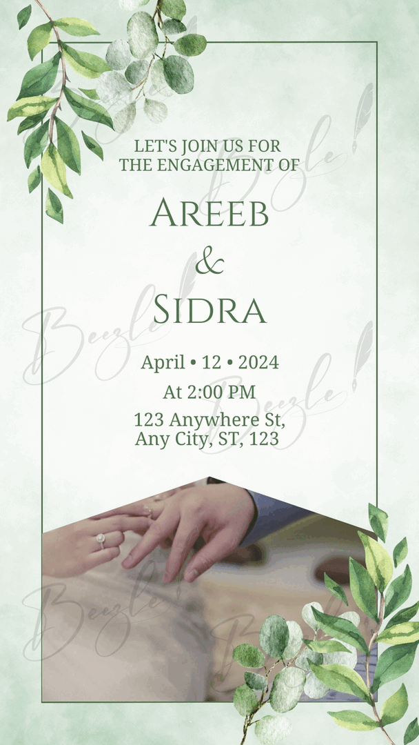 Engagement invitation