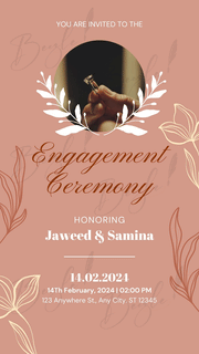 Engagement invitation