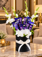 Load image into Gallery viewer, Gladiolus Floral and Chocolate Box Gift | GBO-099