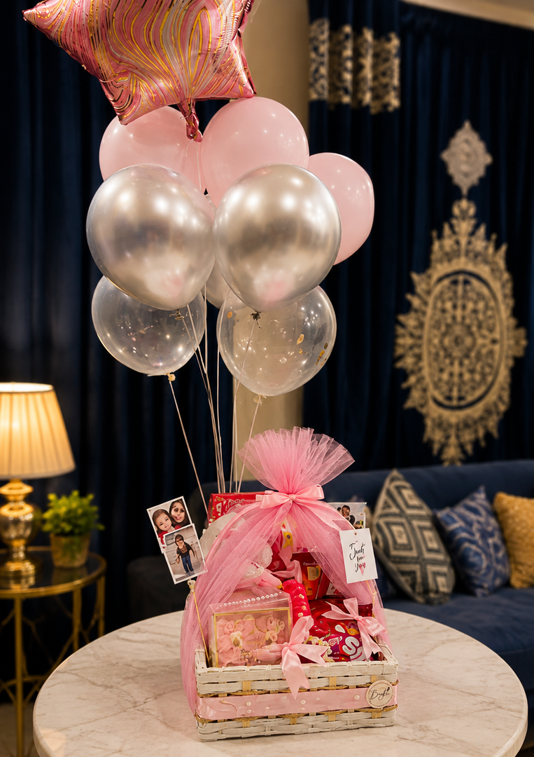Personalized Gift Basket with Photos | GB-175