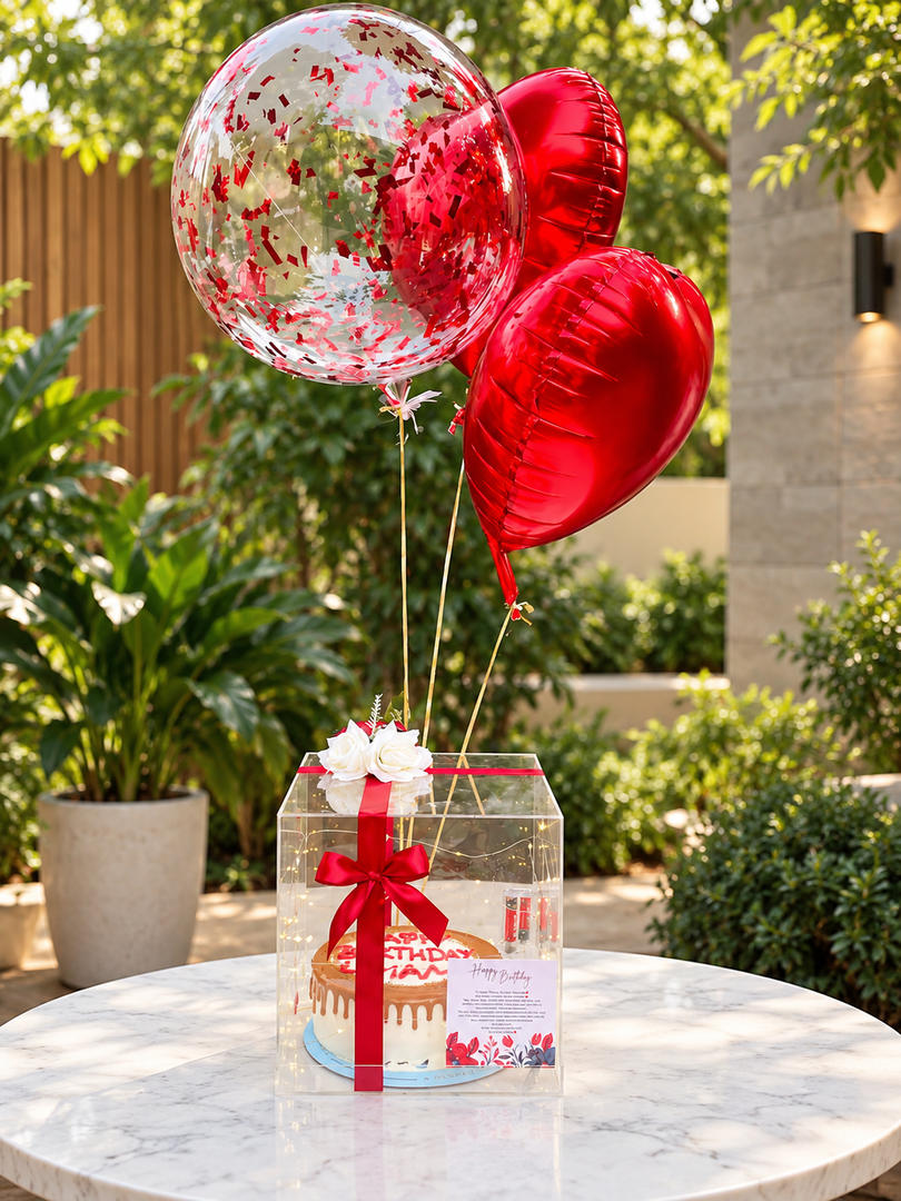 Radiant Red Party Box | CB-012