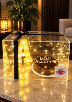 Load image into Gallery viewer, Custom Chocolate Cake in LED Display Gift Box | CB-004