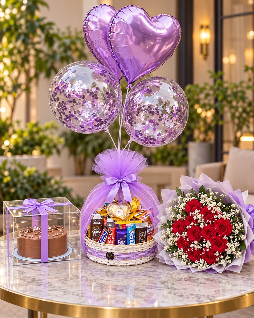 Purple Paradise Hamper | GDEL-558