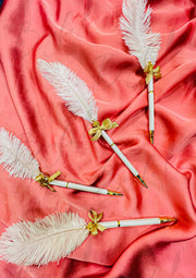 Nikah Ink Pen With Golden Knot & Feather | PEN-20