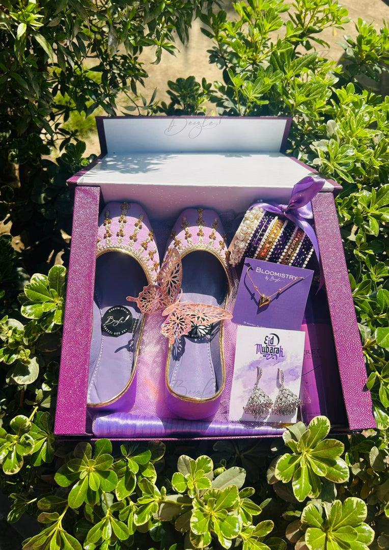 Purple Khussa Gift Box | GBO-233