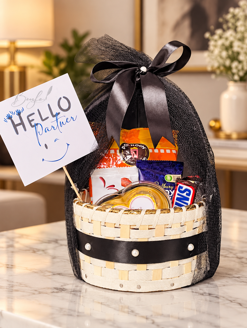 Luxury Black Pearl Gift Basket | GB-046