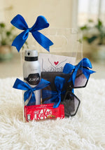 Load image into Gallery viewer, Clear Gift Pouch for Him with Wallet &amp; Fragrance | GBO-067