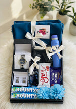 Load image into Gallery viewer, Luxury Blue Gift Box for Him | GBO-077