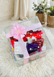 Elegant Acrylic Gift Box with Luxury Treats | GBO-036
