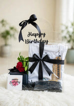 Load image into Gallery viewer, Black Ribbon Birthday Gift Box | GBO-103