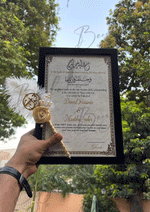 Load image into Gallery viewer, The Luxury Nikah Certificate and Beautiful Customized Nikah Pen | DEL-073
