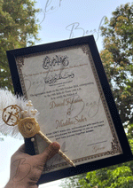 Load image into Gallery viewer, The Luxury Nikah Certificate and Beautiful Customized Nikah Pen | DEL-073
