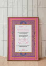 Load image into Gallery viewer, Royal Pint Nikkah Certificate Frames RNCF-006