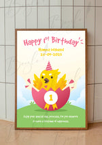 Load image into Gallery viewer, 1st Birthday With Beautiful Customized Name | BFB-005
