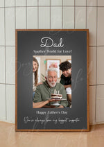 Load image into Gallery viewer, Customized Father&#39;s Day Photo Frame | FD-001
