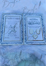 Load image into Gallery viewer, Nikkah Booklet with Attractive Design | NB-021
