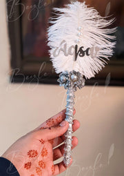 Customized Nikah Pen With Classic Name & White Bloom | CNP-005