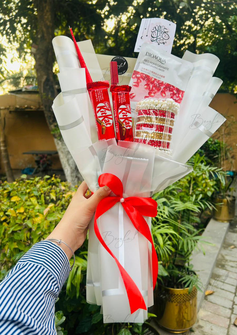 Festive Scarlet Bouquet | ABT-015