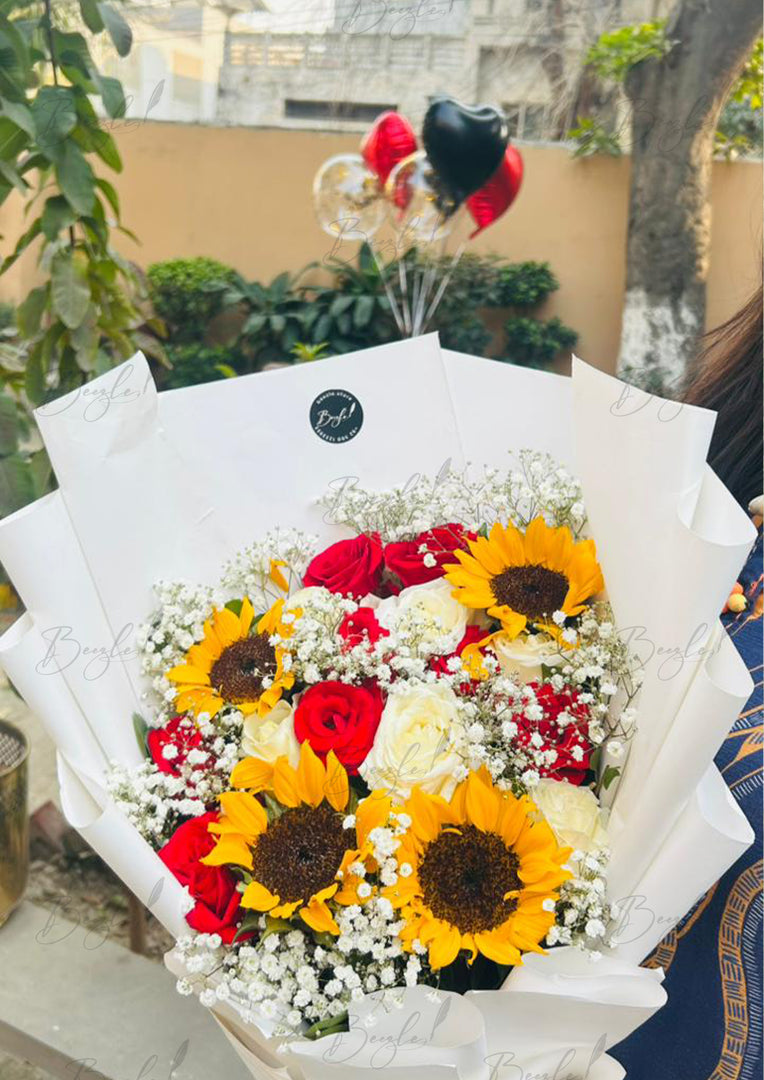 Rosy Sunshine Bouquet | BCG-284