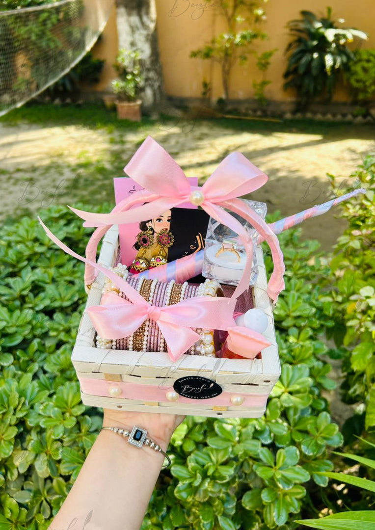 Pink Accessories Basket | GB-264