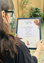 Load image into Gallery viewer, Nikah Certificate With Qurani Ayat &amp; Attractive Flower Print | NC-120