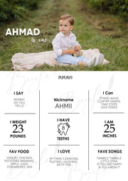 New Born Baby Announcement Frame | BBAF-008