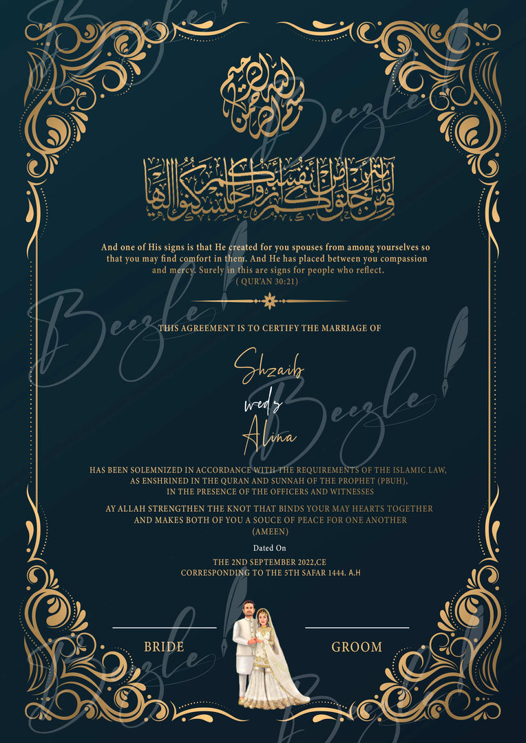 Nikah Certificate