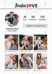 Customized Insta Love Couple Frame | CF-008