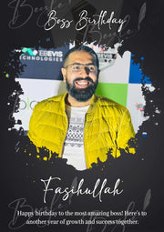 The Best Boss Photo Frame With Customized Name | FFB-003