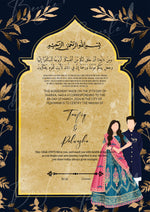 Load image into Gallery viewer, Nikah Certificate With Attractive Couple Print | NC-128
