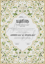 Load image into Gallery viewer, Nikah Certificate With Customized Attractive Print  | NC-061
