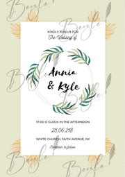 Customized Nikah Frame With Beautiful Name | NF-011