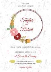 Nikah Frame With Classic Design | NF-006