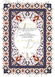 Nikah Certificate With Classic Design | NC-098