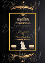 Load image into Gallery viewer, Customized Nikah Certificate With Black Classic Print | NC-139
