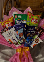 Load image into Gallery viewer, Snack Bouquet with Chocolates &amp; Crisps | BCG-110
