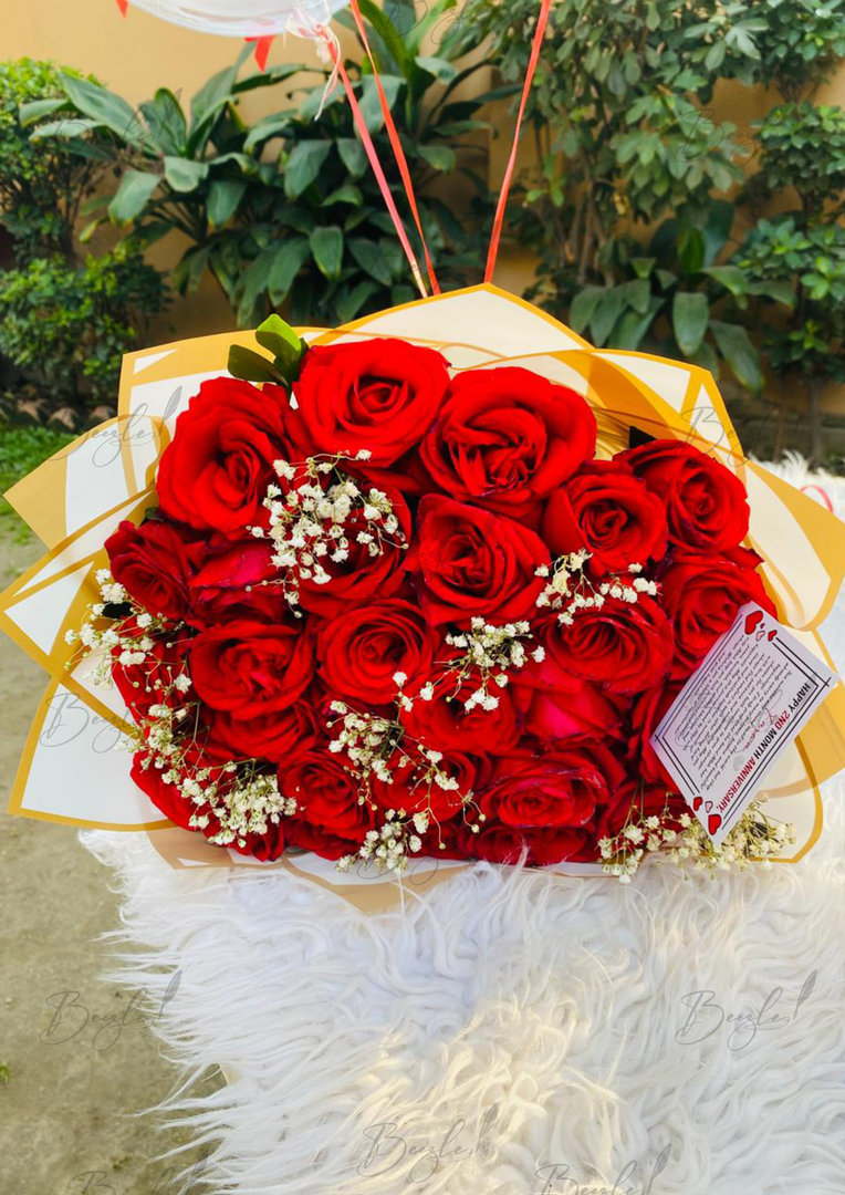 Crimson Bloom Bouquet | BCG-278