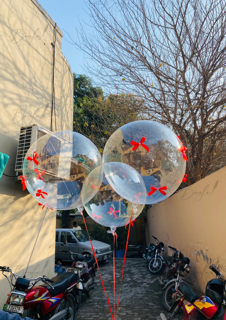 Ribboned Balloon Set | BLO-014