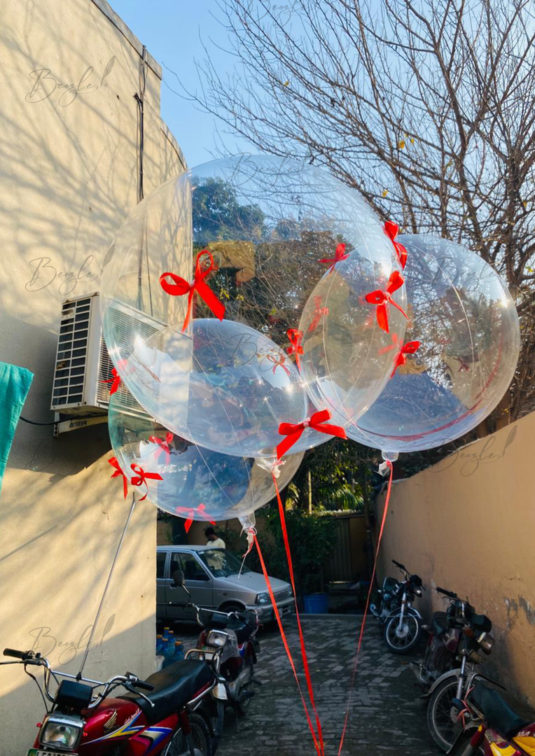 Ribboned Balloon Set | BLO-014
