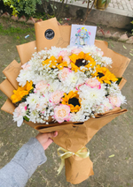 Load image into Gallery viewer, Pastel Sunflower Bouquet | BCG-243