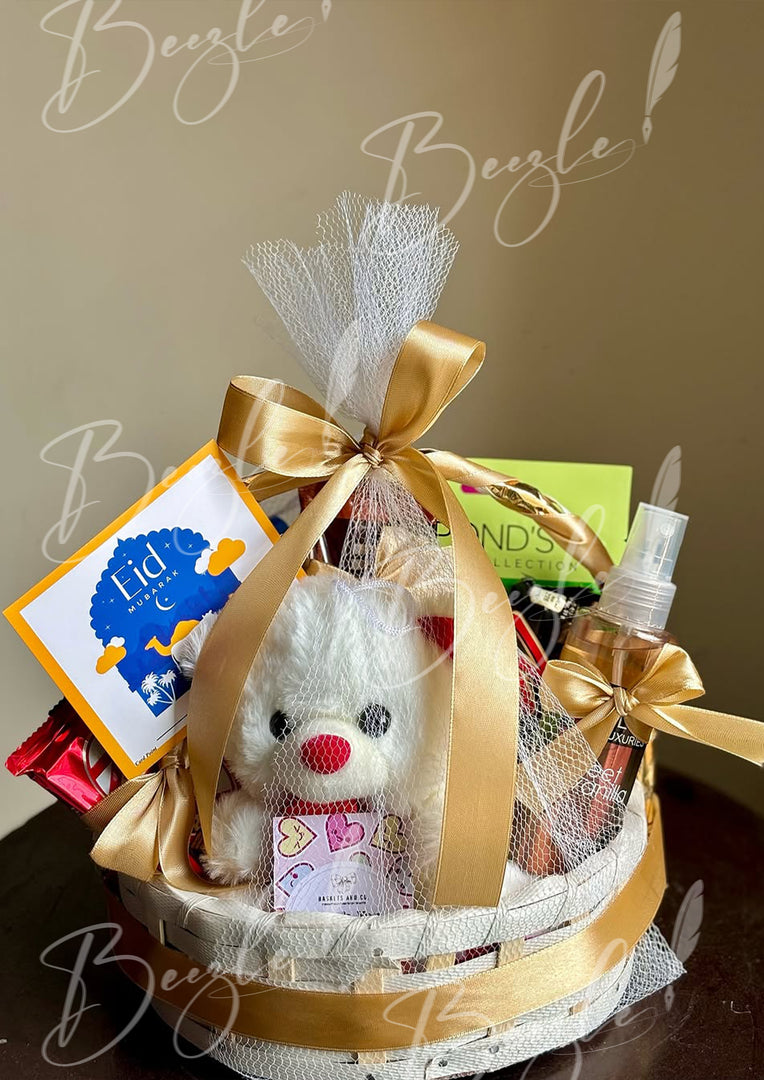 Teddy Bear Basket Gift | GB-033