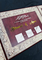 Load image into Gallery viewer, The Premium Three Side Nikkah Booklet With Attractive Design | NB-023
