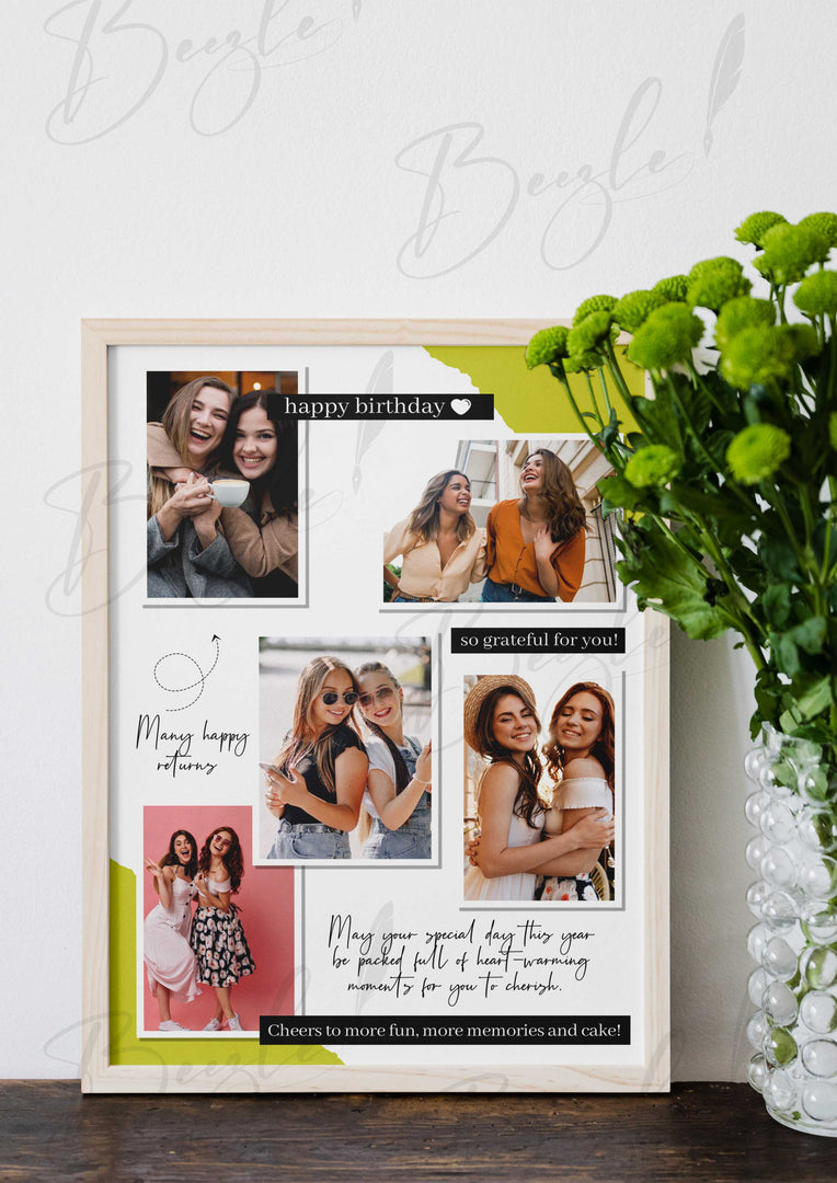 Best Friend Frame With Beautiful Collage | FFBF-006