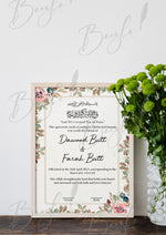 Load image into Gallery viewer, Customized Nikah Certificate With Printed Name | NC-124
