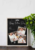 Load image into Gallery viewer, Customized Father&#39;s Day Frame Collage With Three Photos | FD-005
